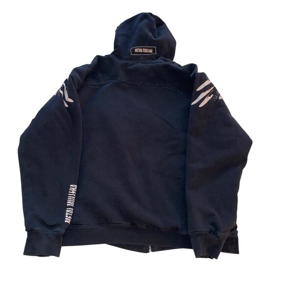 Metal Mulisha Vintage Mens Jacket Size Large Black War Paint Reversible Rare - Picture 11 of 16